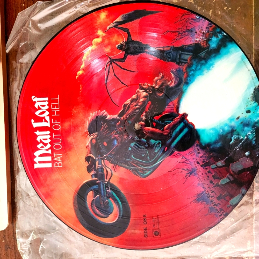 1977 Meatloaf Bat Out Of Hell picture vinyl